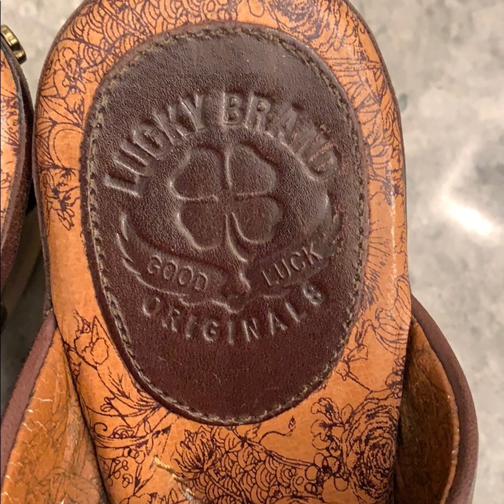 Brown Leather Clogs - image 3